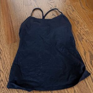 lululemon athletica Black Slim Strappy Camisole